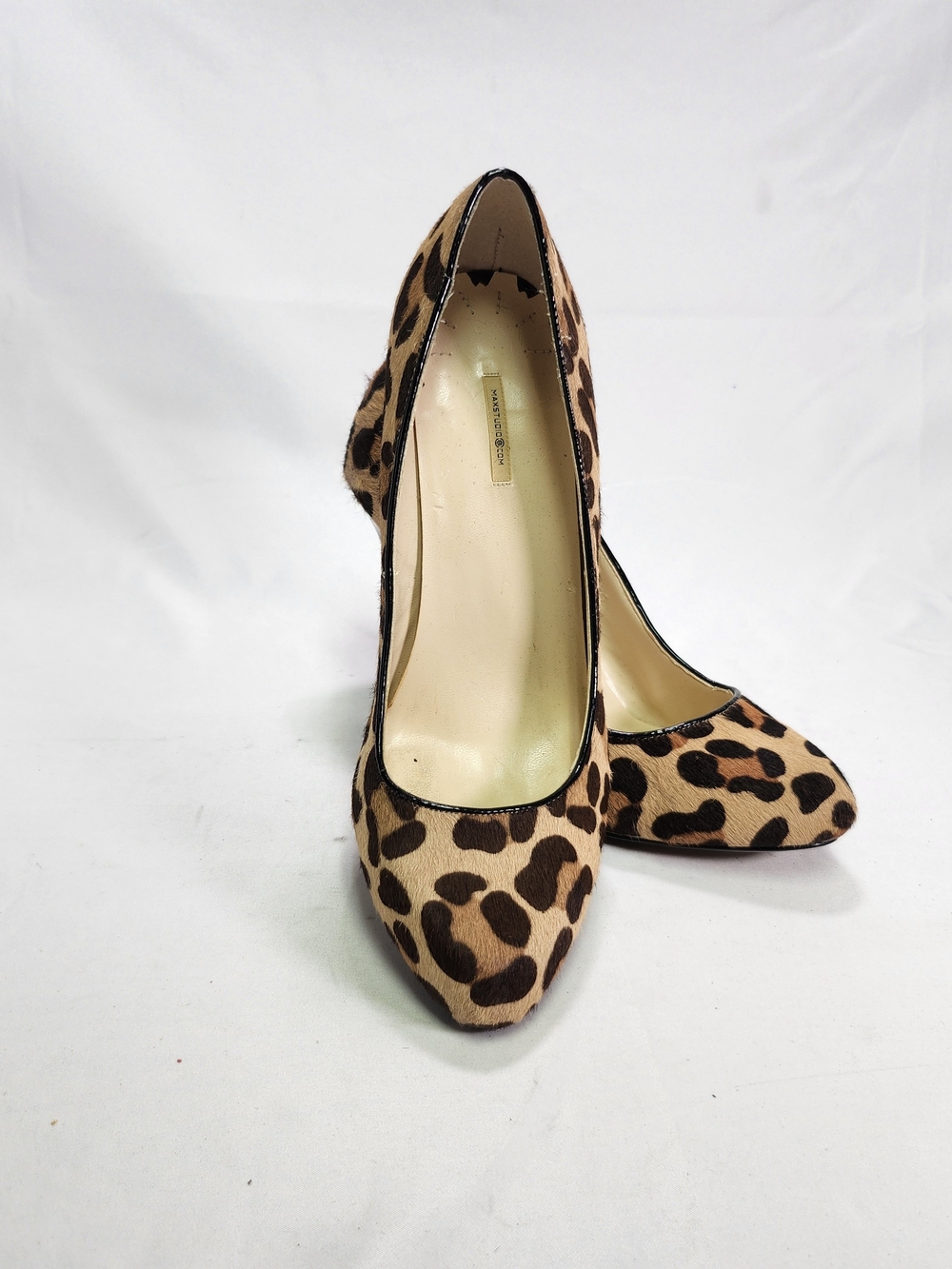 Max Studio Leopard Print Brown and Black Pumps